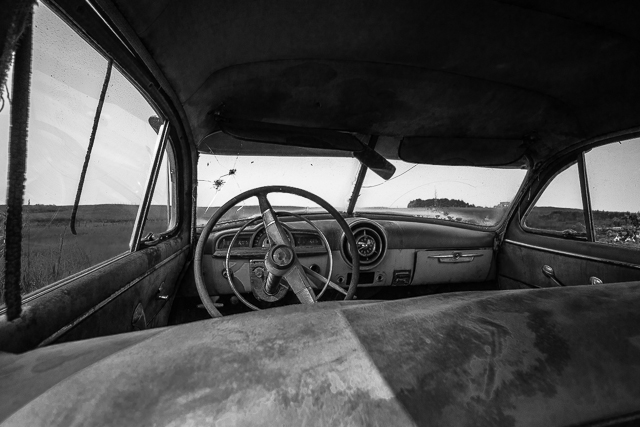 Old Car Interior