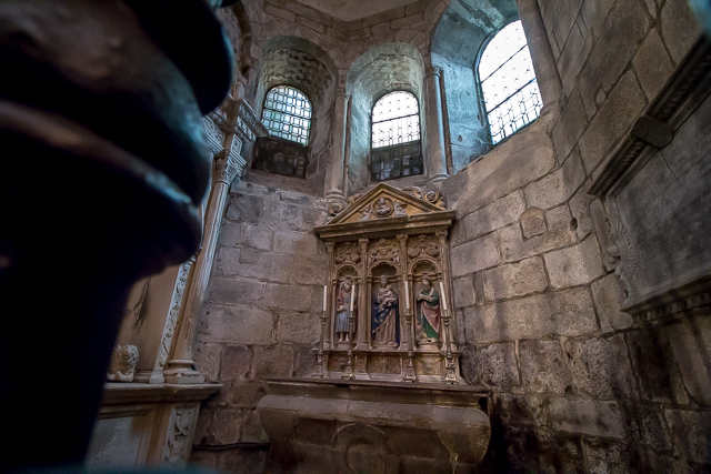 Inside Santiago Cathedral