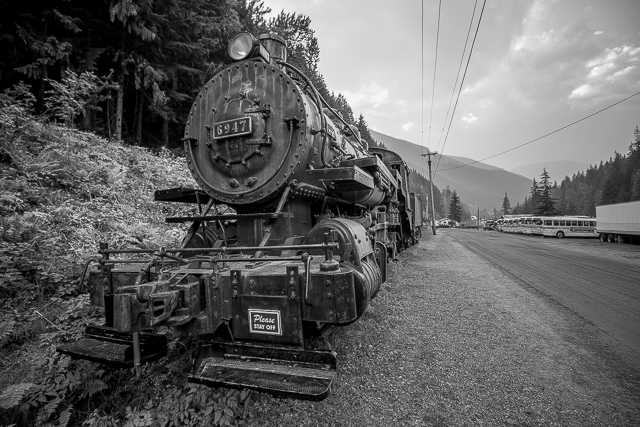 Sandon BC Steam Locomotive