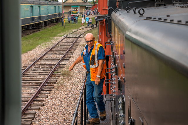 Engineer Alberta Prairie Railway Excursions