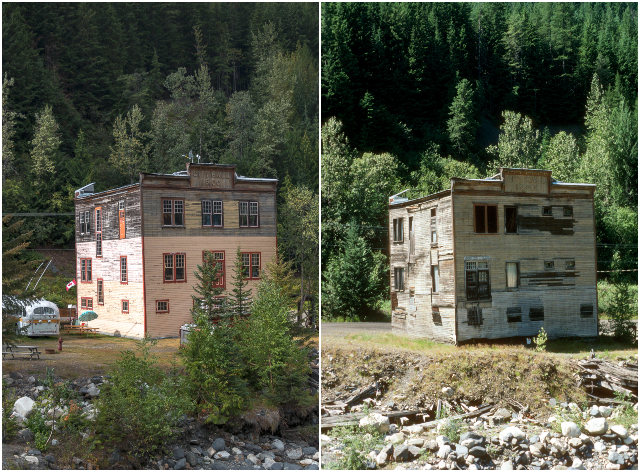 Sandon British Columbia Then & Now