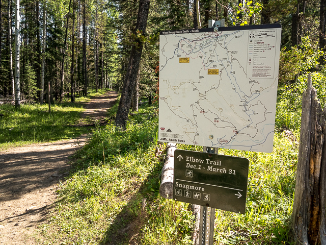 Bragg Creek Trails Map