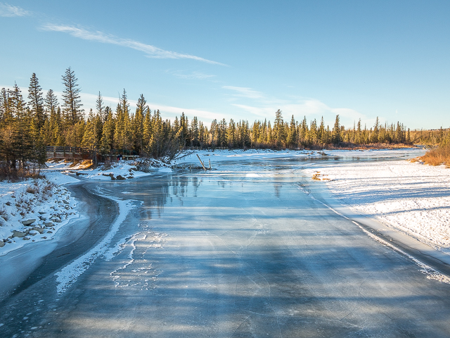 Frozen Elbow River