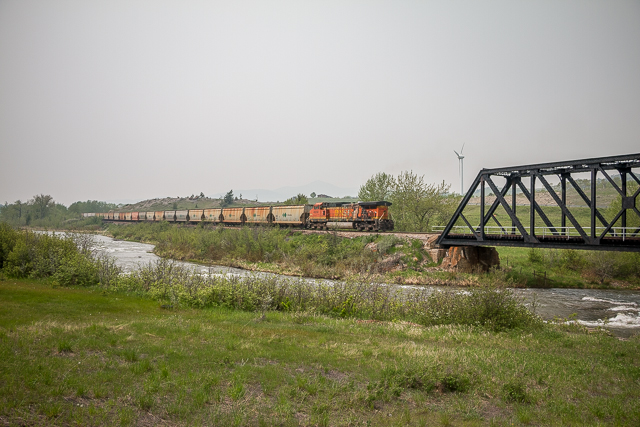 Crowsnest Alberta Train
