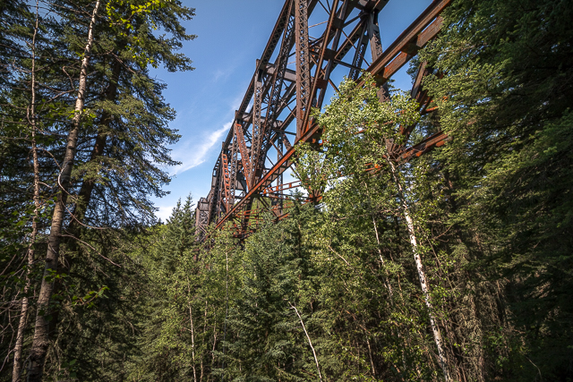 Abandoned Train Bridge Alberta