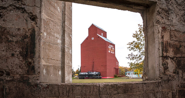 Grain Elevator Big Valley AB