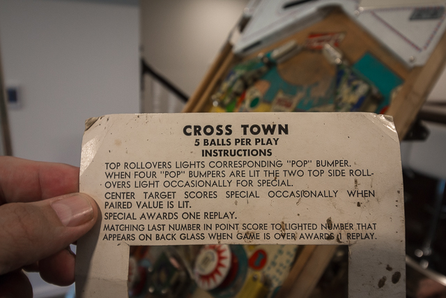 Cross Town Pinball Rules
