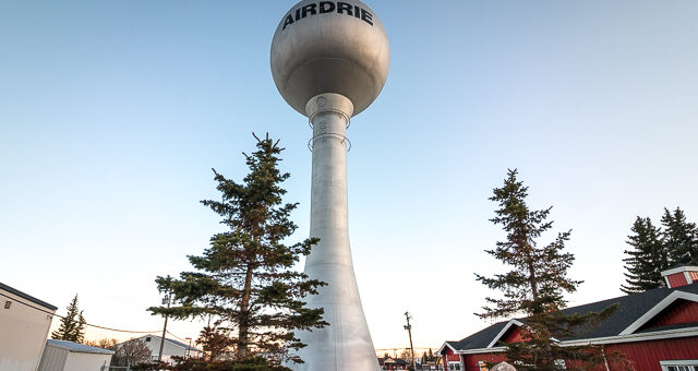 Airdrie AB Water Tower