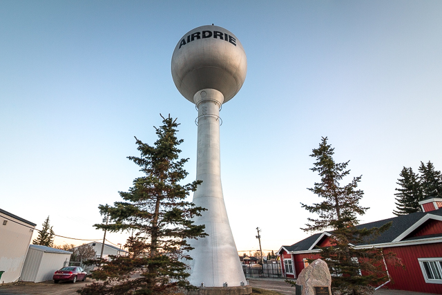 Airdrie AB Water Tower