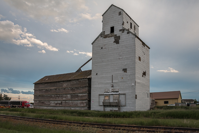 Grain Elevator Wrentham Alberta