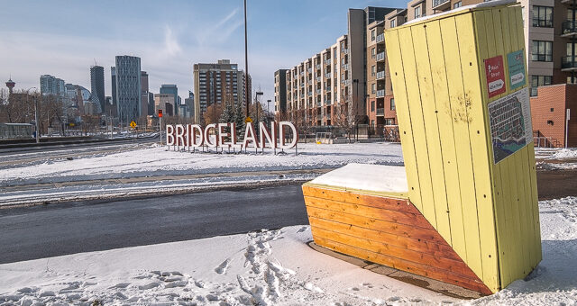 Bridgeland Calgary Sign