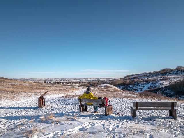 Nose Hill Park Bench