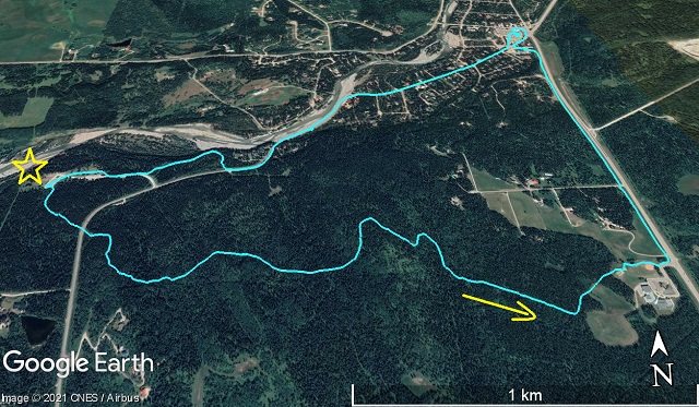 Bragg Creek Loop Map