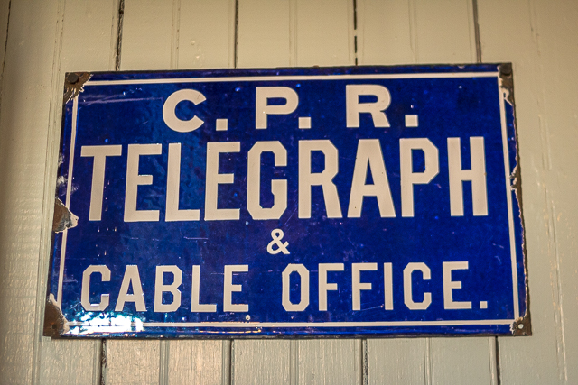 CPR Telegraph Sign