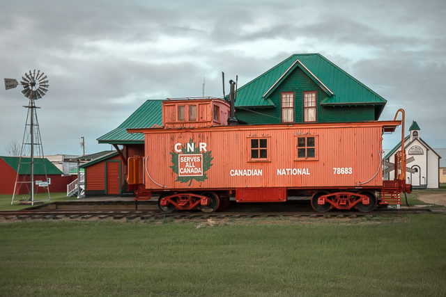 Hanna Museum Train Display