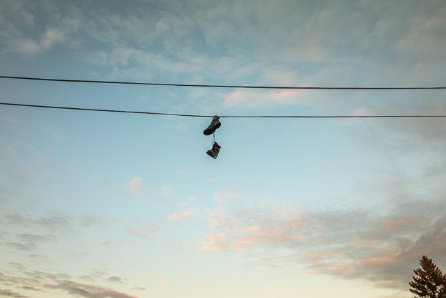 Shoes on a Wire