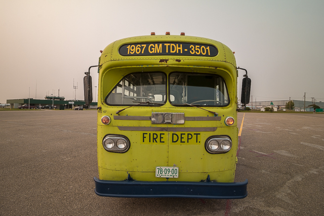 Calgary Fire Department Bus
