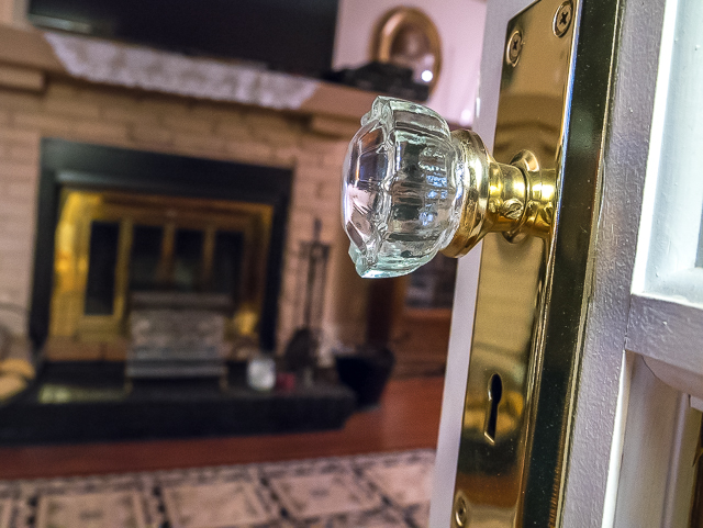 Old Crystal Doorknob