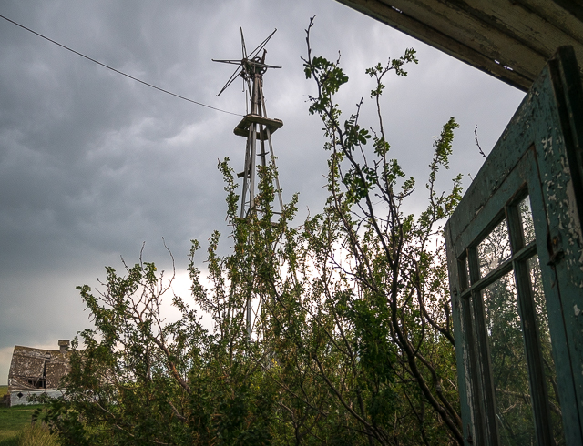 Abandoned Farm Wind Turbine