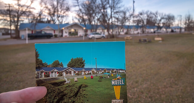Bluebird Motel Postcard