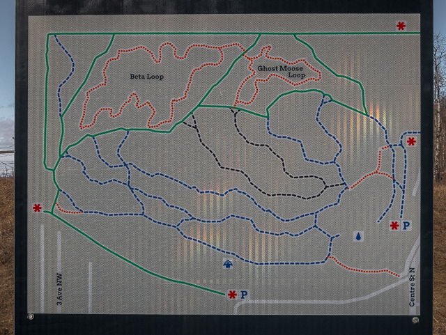 Snake Hill Sundre Map