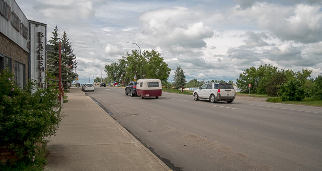 Northbound in Nanton