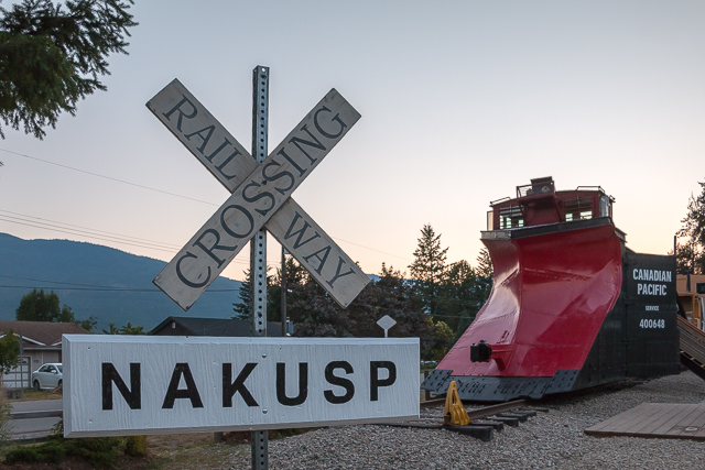 Nakusp BC Railway Display