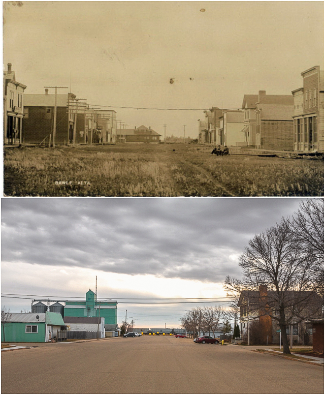 Bawlf Alberta Then & Now