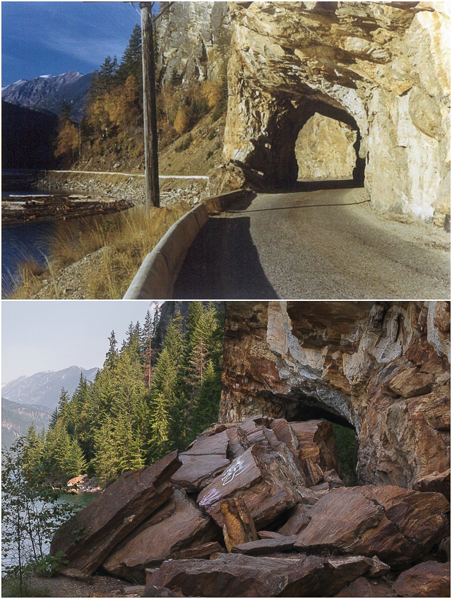 Slocan Highway Then & Now