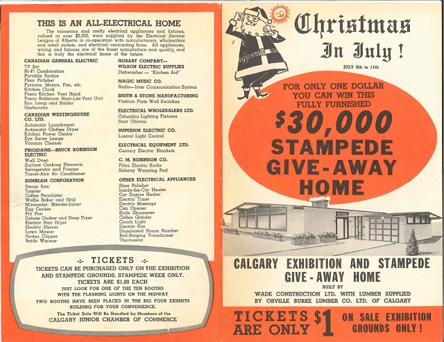 1959 Stampede Give-away Home