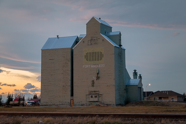 Grain Elevator Fort MacLeod Alberta