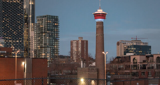 Forced Perspective: Calgary Tower