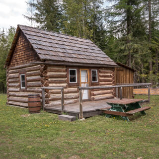 Meadow Creek BC Billy Clark's Cabin