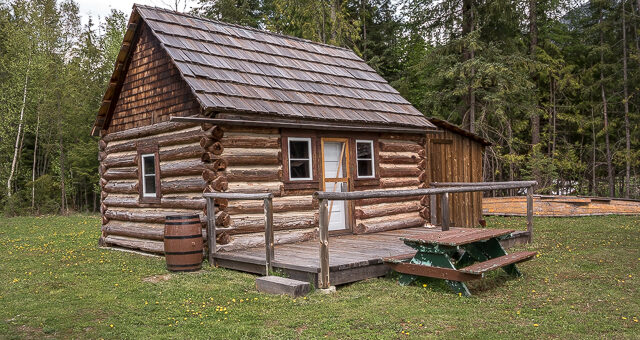 Meadow Creek BC Billy Clark's Cabin