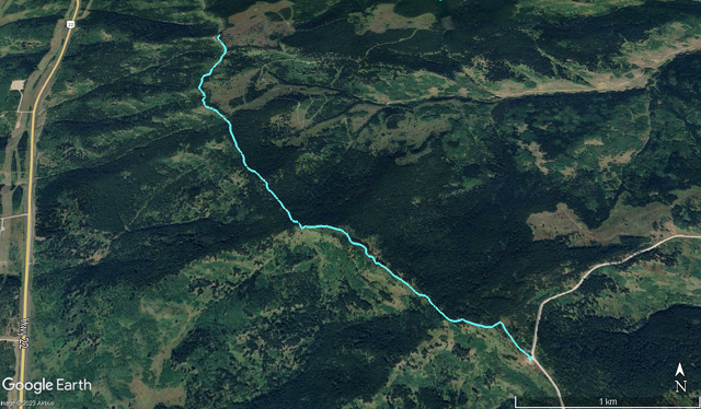 Adair Ridge Trail Map