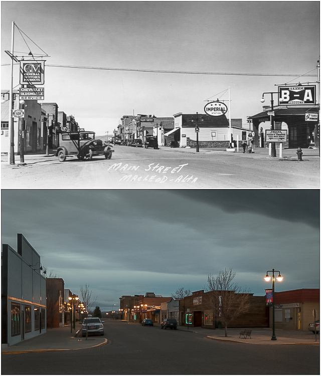 Ft Macleod Then & Now