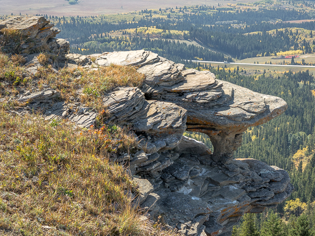 Porcupine Hills Rock Formation