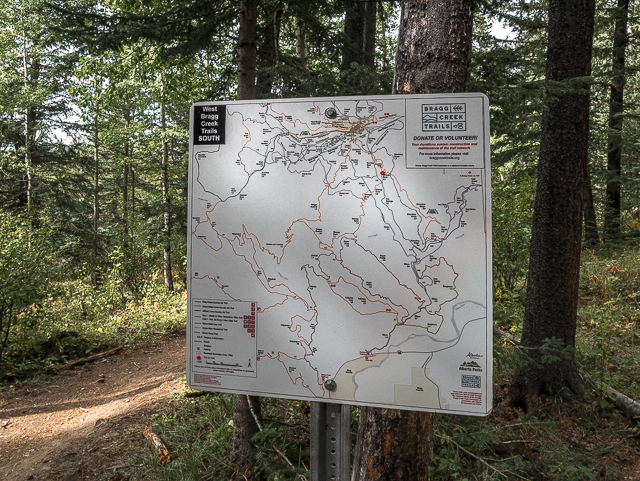 West Bragg Creek Trail Map