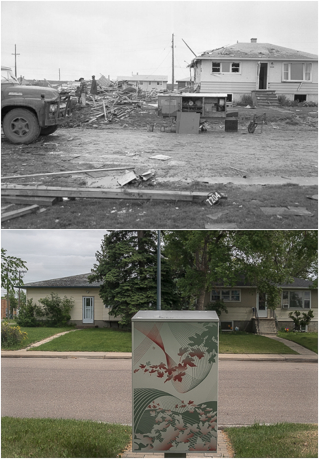 Calgary Ogden Home Explosion 1959 & 2024