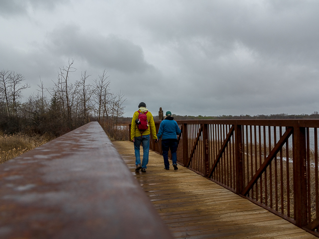 Alix Lake Trail Bridge
