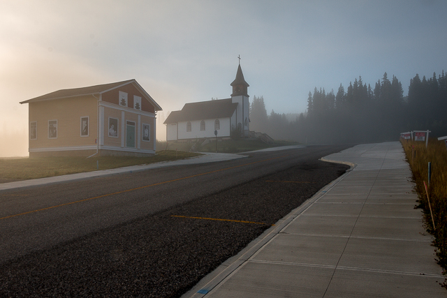 Downtown Nordegg Alberta