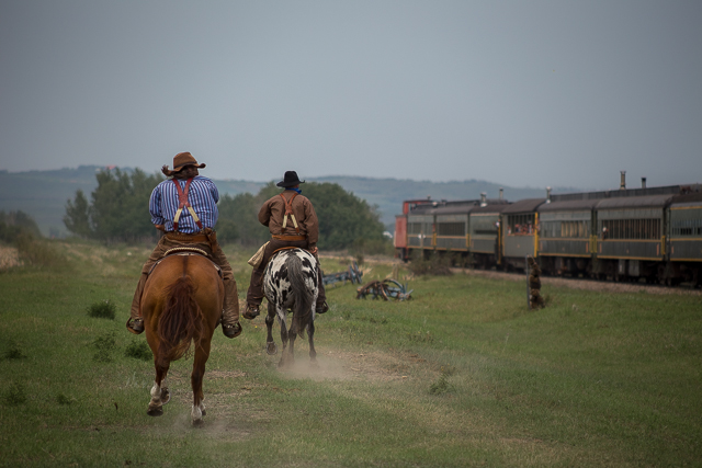 Robbing Stettler Train