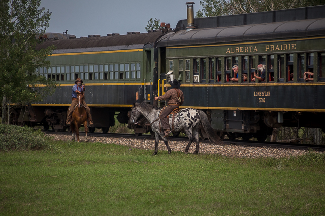 Stettler Tour Train Robbery