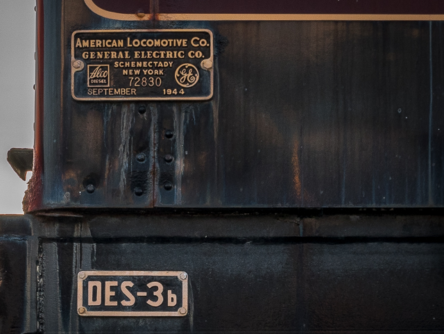 Alco Locomotive Builders Plate
