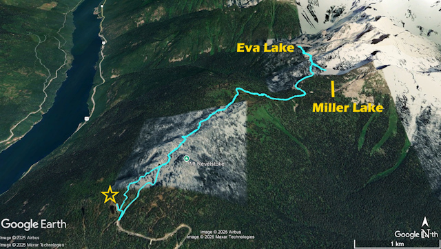 Eva & Miller Lakes Trail