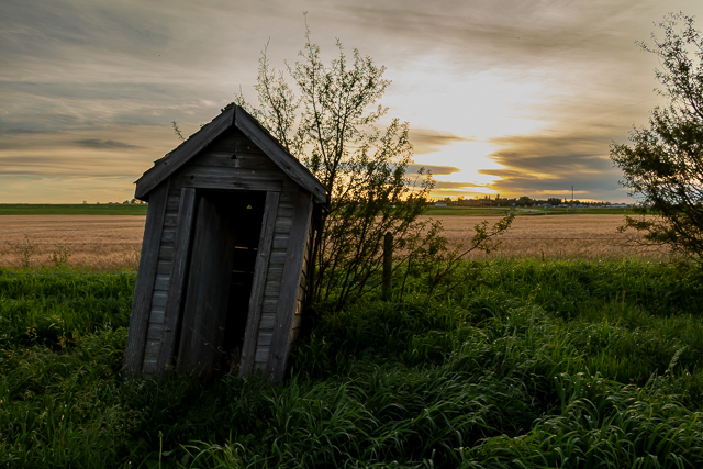CPR Demonstration Farm Outhouse