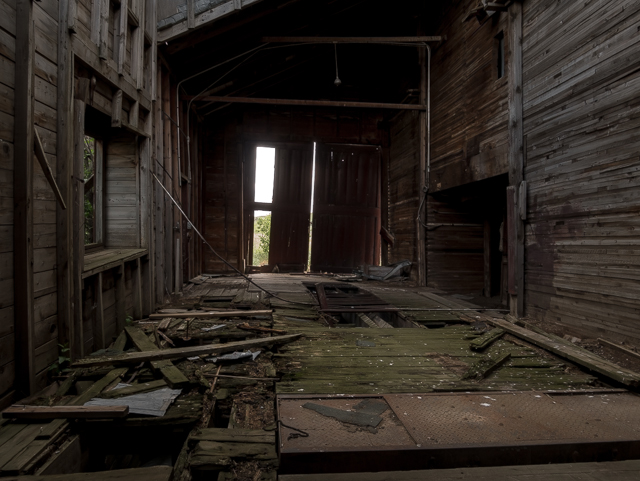 Sharples Grain Elevator Driveway