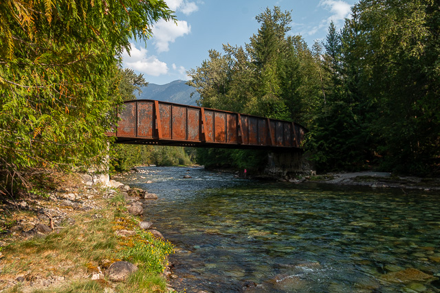 Rosebery BC Train Bridge