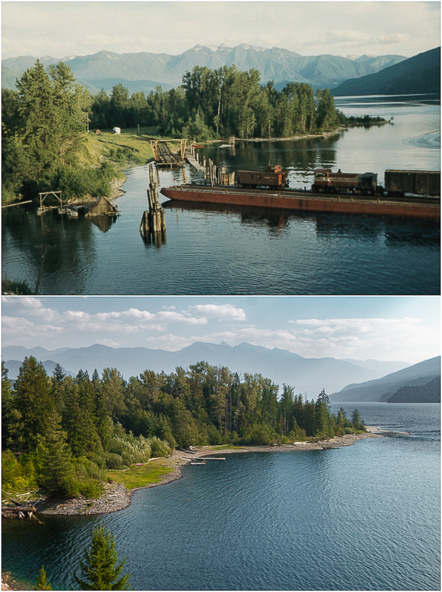 Rosebery BC Train Barge