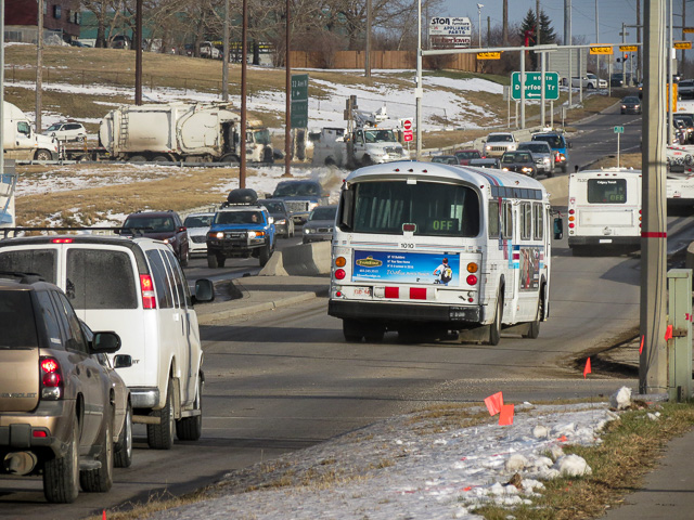 Fishbowl Bus Calgary Transit